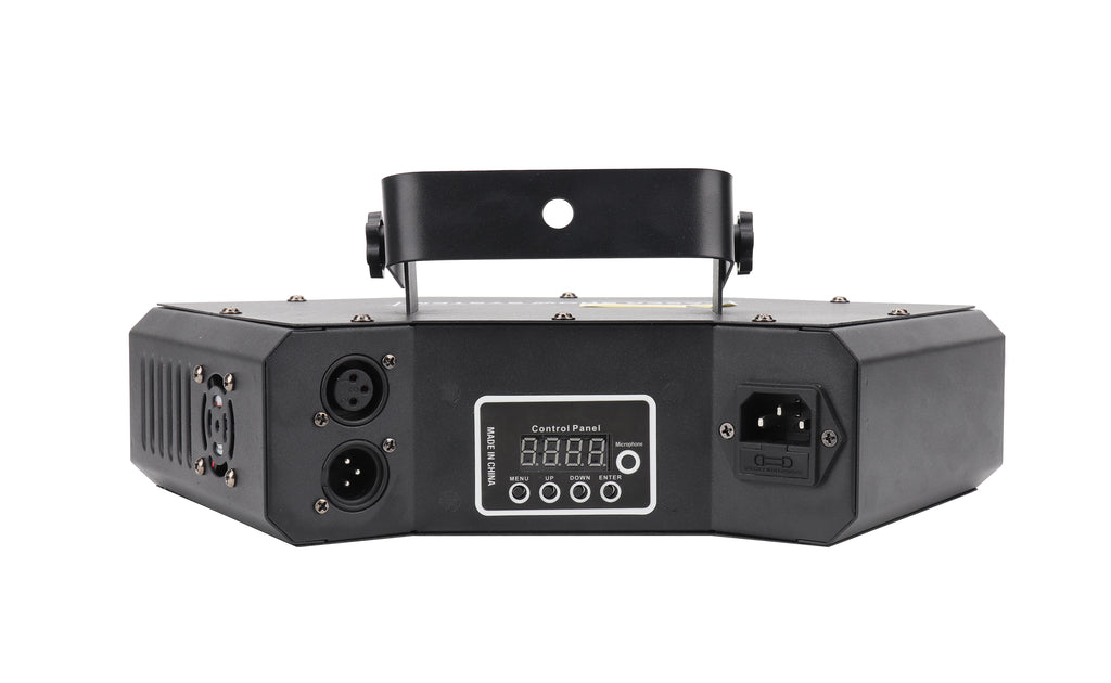 6-Eye Scanning Laser Light | RGB 7-Color, DMX512 – Stage & Club Lighting