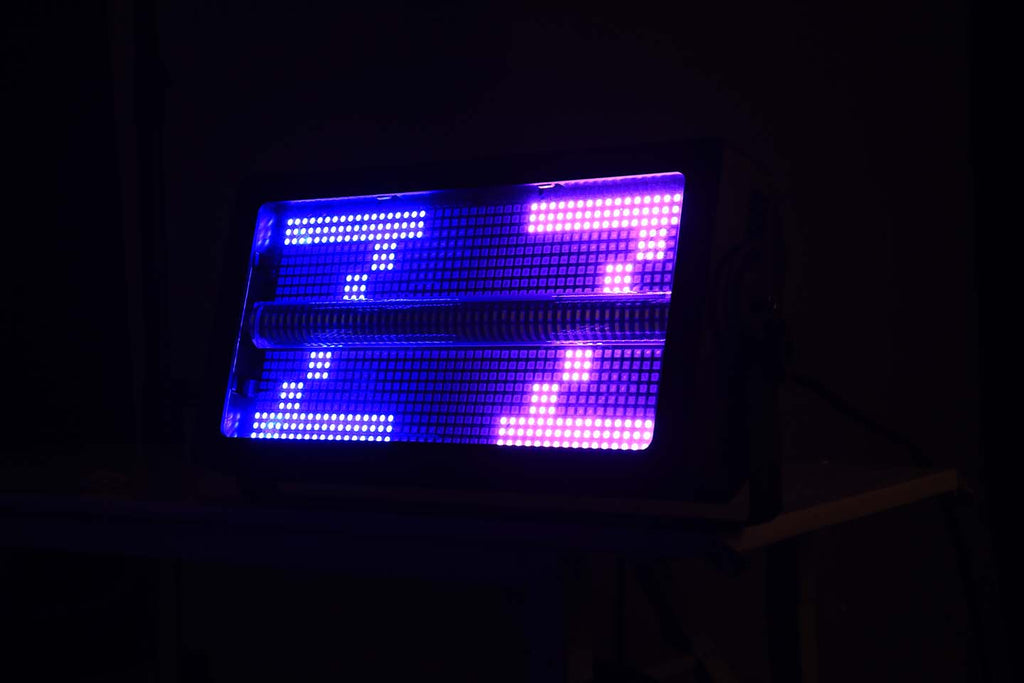 250W Full-Color Segmented Strobe Light Bar | 960 LEDs, 16-Segment, DMX512 – Stage & Event