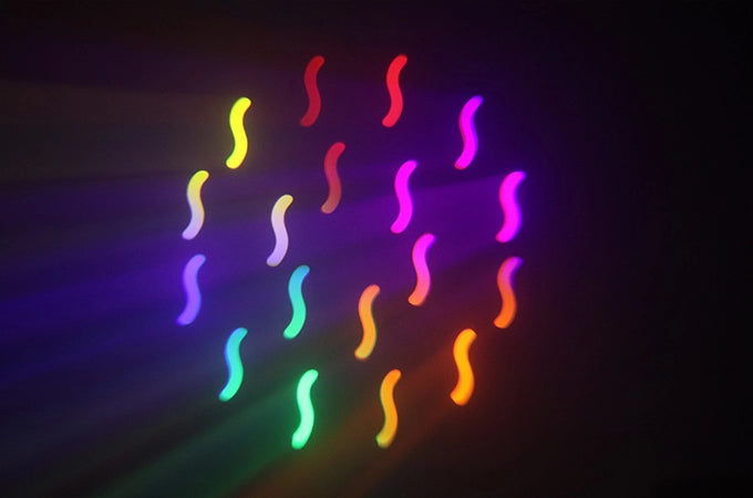 مصباح رأس متحرك صغير شاربي بشعاع 150 واط | شعاع 3 درجات، موشور 18، DMX512 13 قناة - إضاءة سبوت للمسرح والدي جي