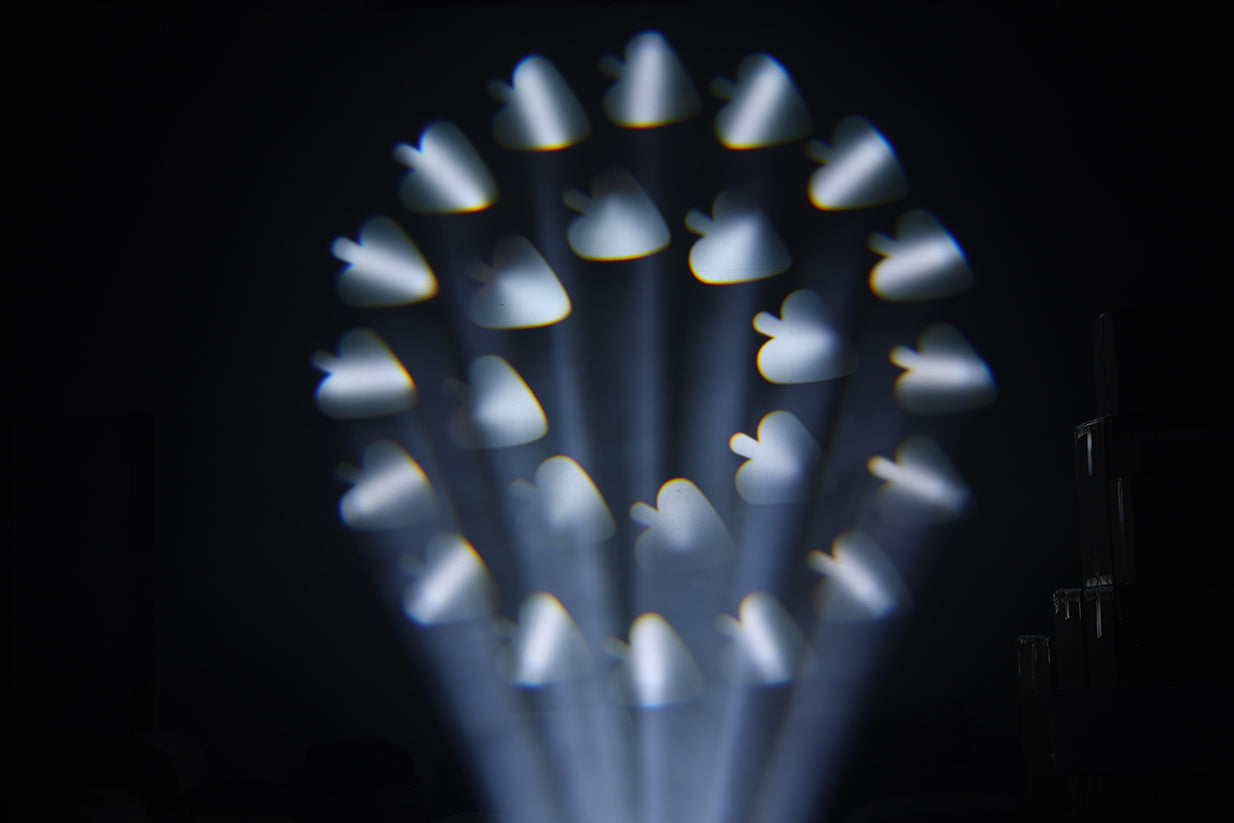 295beam light-speed moving head light 8, 18 dual prisms DMX512 standard 16 channels high-precision quartz lens