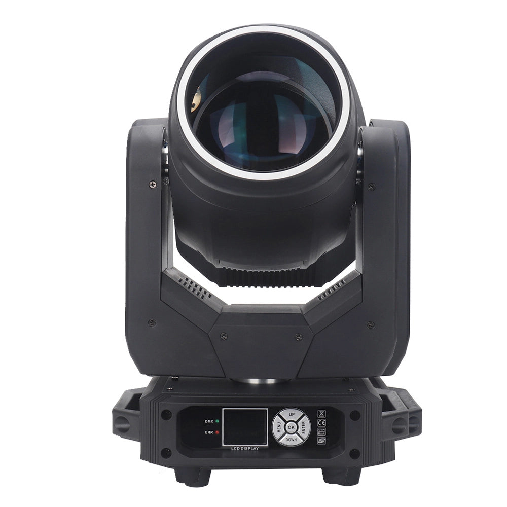 200W LED Sharpy Beam Moving Head Light | 24-Prism, 1.7° Beam, 13 Colors, 20CH DMX512 – Club & Stage