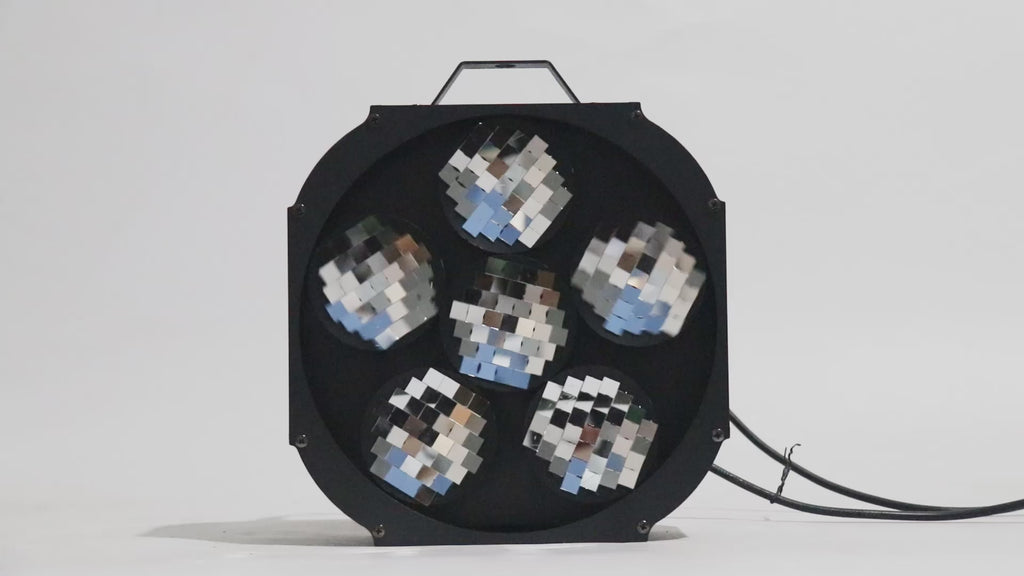 Six-Eye LED Magic Mirror Effect Light | 80W, DMX512, Sound Active – Disco, Club & Bar Stage Lighting
