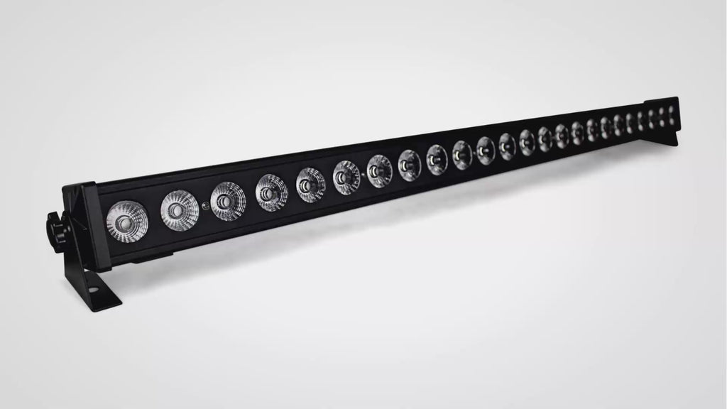 24-Piece LED Wall Washer Bar Light | 120W RGBW, DMX512 – Stage & Event Lighting