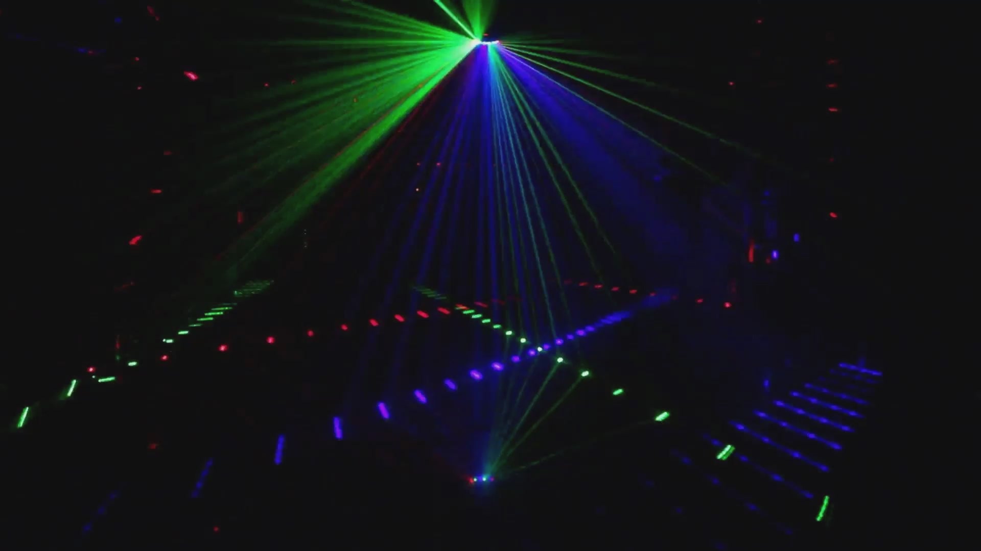 6-Eye Scanning Laser Light | RGB 7-Color, DMX512 – Stage & Club Lighting